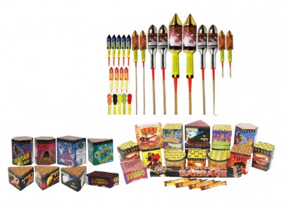 BAR B Q MAIN PACK - 51 FIREWORKS