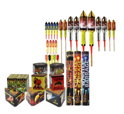 A1 STARBURST (AERIAL PACK) - 30 FIREWORKS
