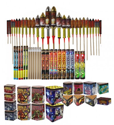 A3 SPACE RAIDER (AERIAL PACK) - 67 FIREWORKS