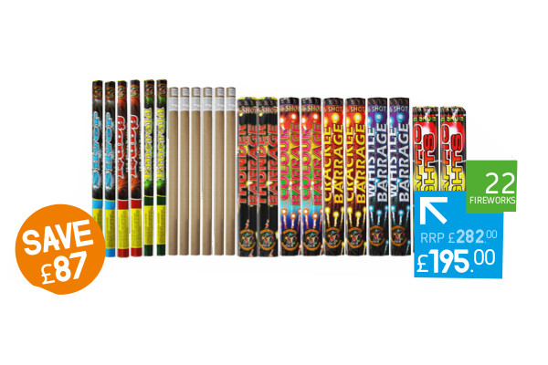 CANDLE PACK 2 - 22 FIREWORKS