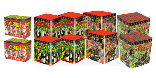 CHINESE BARRAGE PACK 3 - 10 FIREWORKS