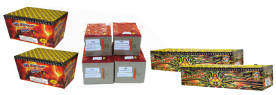 FANNED BARRAGE 2 - 8 FIREWORKS