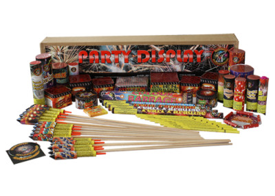 PARTY DISPLAY MAIN PACK - 20 FIREWORKS