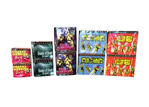 CHINESE BARRAGE PACK 2 - 10 FIREWORKS