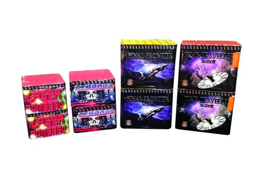 CHINESE BARRAGE PACK 3 - 8 FIREWORKS