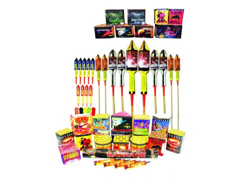 BAR B Q MAIN PACK - 51 FIREWORKS