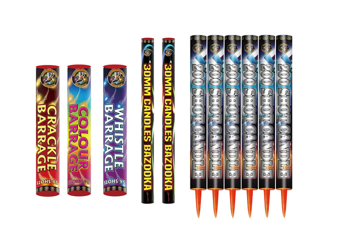 CANDLE PACK 1 - 11 FIREWORKS