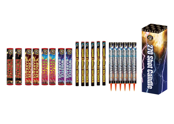 CANDLE PACK 2 - 21 FIREWORKS