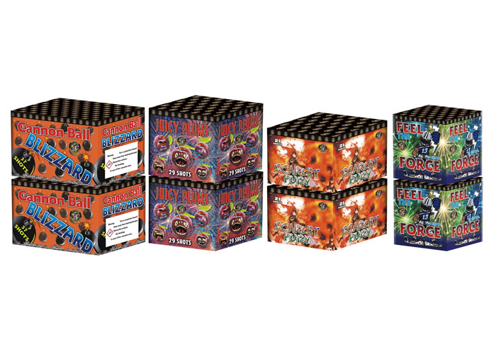 CHINESE BARRAGE PACK 3 - 8 FIREWORKS