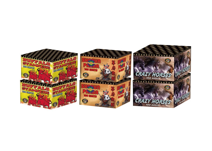 CHINESE BARRAGE PACK 4 - 6 FIREWORKS