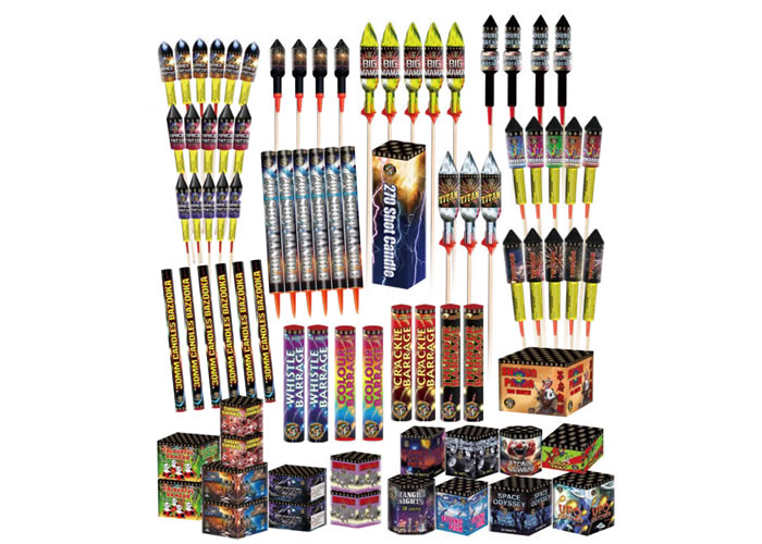 A4 STAR WARS (AERIAL PACK) - 82 FIREWORKS